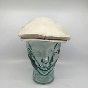 Country Gentleman United  UNISE Vintage Newsboy Cap Ivory Twill USA Union Made S